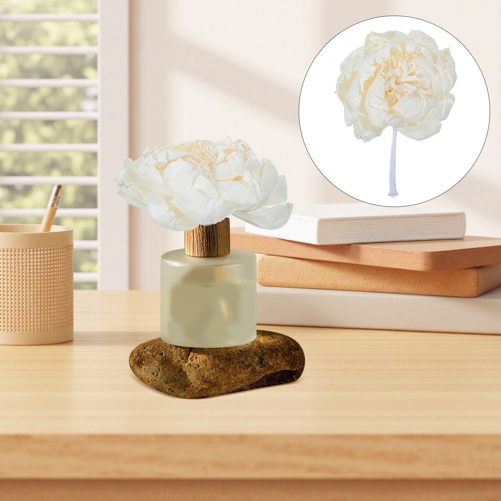Home Fragrance Flowers - Dyfuzor zapachowy z głową piwonii 12