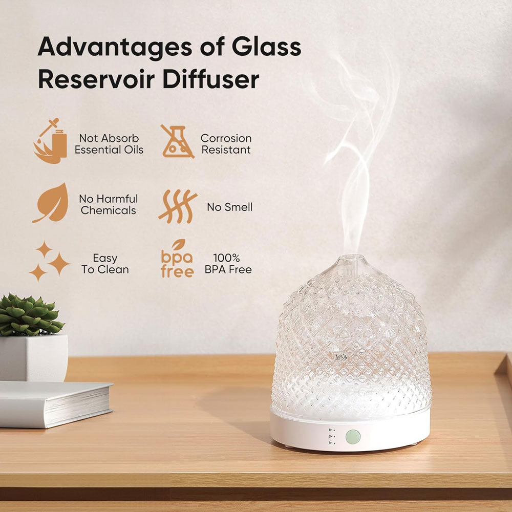 Elektryczny szklany ultradźwię – Home Fragrance Diffuser Electric recenzja i cena