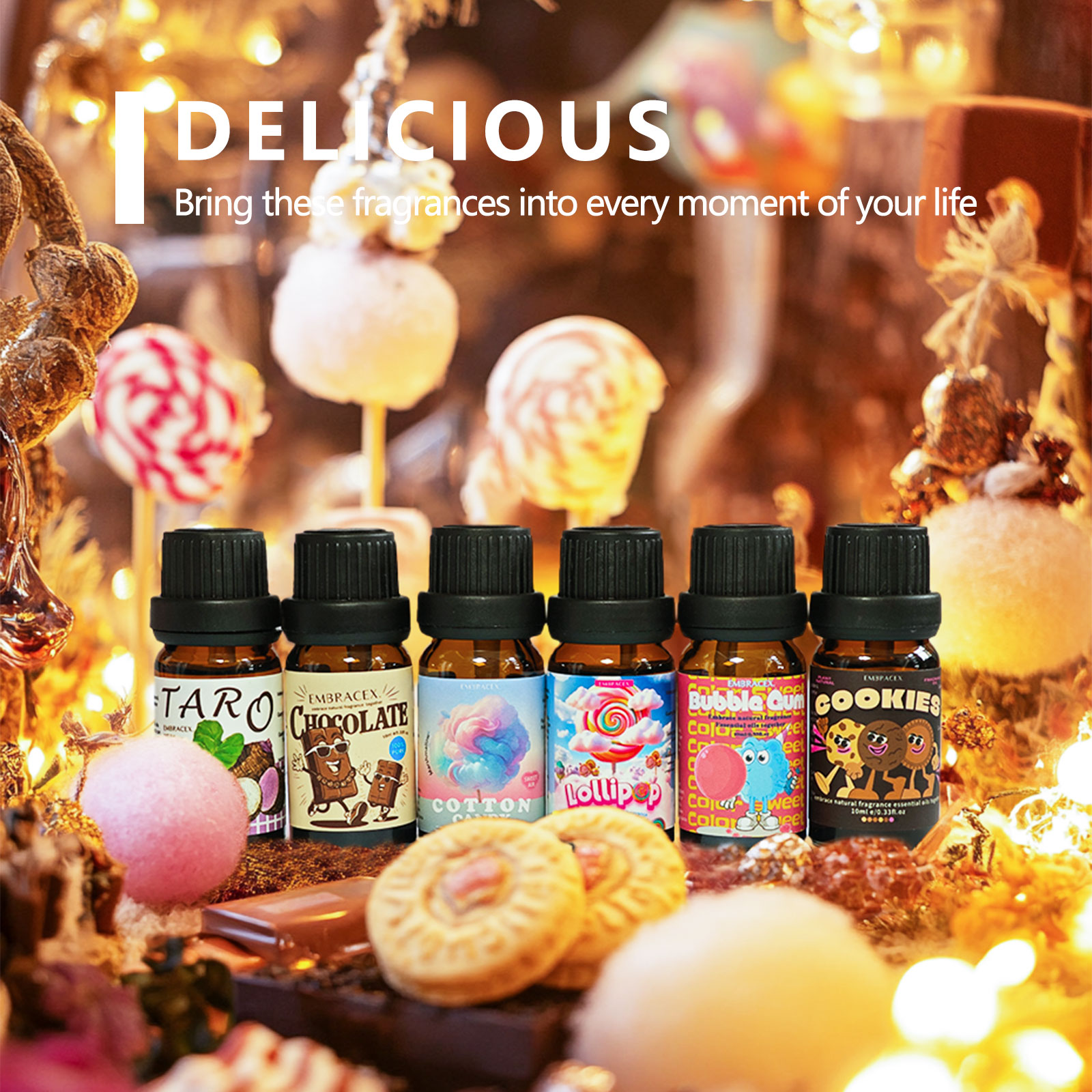 6 szt./1 zestaw Pysznych Olejk – Home Fragrance Liquid recenzja i cena