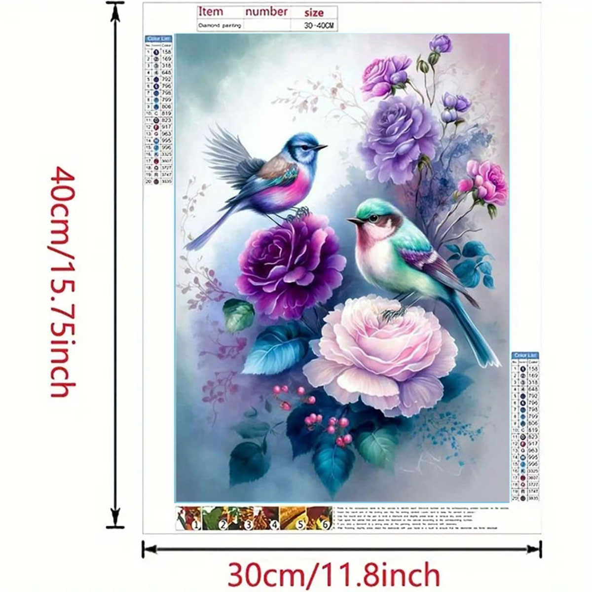 1 zestaw diamentowych obrazów  – Home Fragrance Flowers recenzja i cena