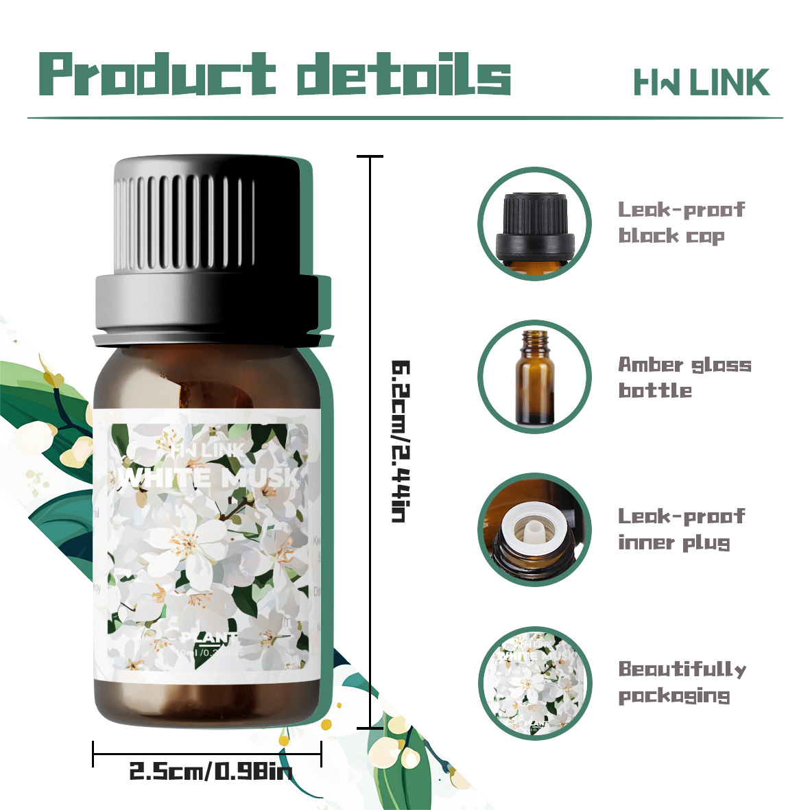 10 ml białych olejków zapachow – Home Fragrance Liquid recenzja i cena
