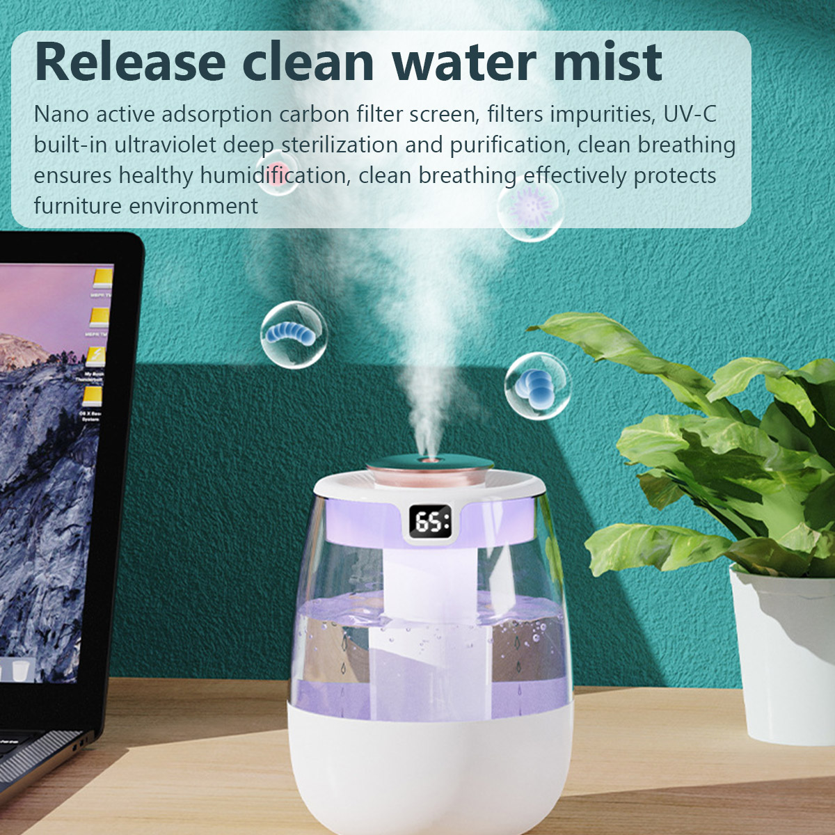 1.3L nawilżacz powietrza podwó – Home Fragrance Organic recenzja i cena